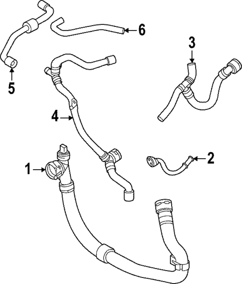 Hoses & Lines for 2025 Volkswagen Golf R #1