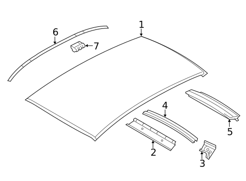 Roof & Components for 2012 BMW 128i #0