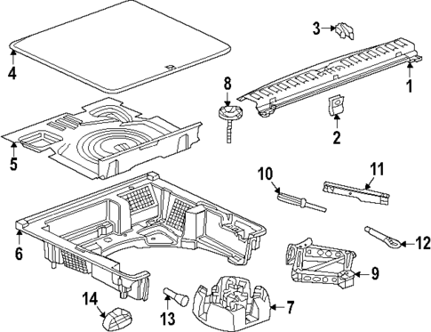 Interior Trim - Rear Body for 2025 GMC Terrain #0