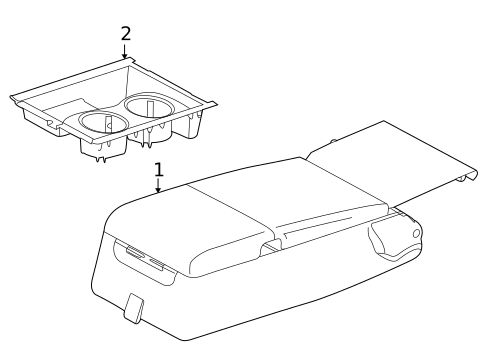 Rear Console for 2018 Jaguar XJR575 #0