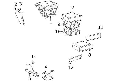 Front Console for 2000 Porsche Boxster #0