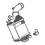 17515A2C233 - Belts &amp; Cooling: Inter-cooler for BMW Image