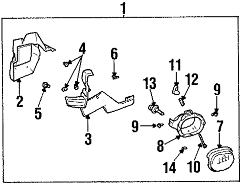 Bulbs - Chassis for 2004 Oldsmobile Silhouette #1