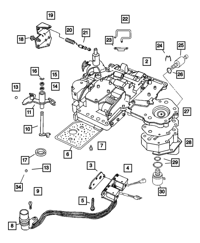 6030609 - Automatic Transmission 4 Speed [DG8]: Cap Head Lock Screw for Mopar Image
