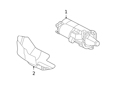 Starter for 2008 Kia Optima #1