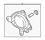 922021L000 - : Fog Lamp Assembly for Kia: Spectra, Spectra5 Image