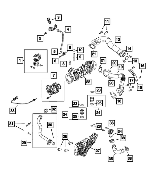 EGR System for 2022 Ram 1500 #0