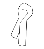 46911S70003 - Electrical: Controller Cotter Pin for Honda: Accord, Civic, Clarity, CR-V, HR-V, Insight, Odyssey, Passport, Pilot Image