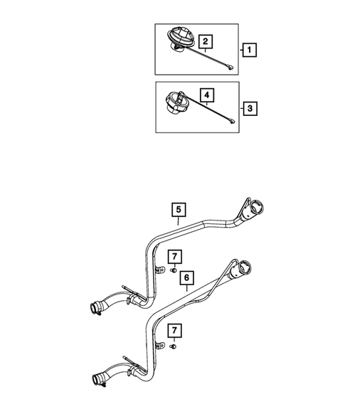 Fuel Tank Filler Tube for 2017 Jeep Patriot #0