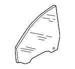 4K0845021B - : Door Glass for Audi: A6 allroad, A6 Quattro, RS6 Avant, S6 Image