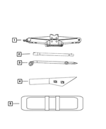 68444990AA - Wheels: Scissors Jack for Mopar Image