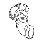 1788024050 - : Air Inlet Hose for Toyota Image