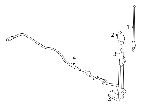 Antenna & Radio for 2006 Mercury Mariner #0