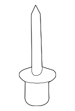 SU00302940 - Body: Bumper Cover Rivet for Scion: FR-S | Toyota: 86 Image