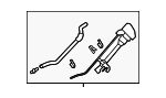 172219FU0A - Air &amp; Fuel Delivery: Fuel Tank Filler Neck for Nissan Image