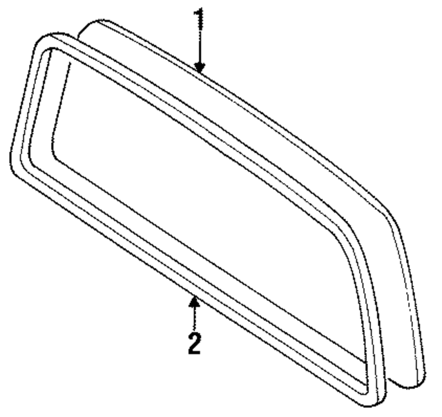 648110W010 - Body: Glass for Toyota Image