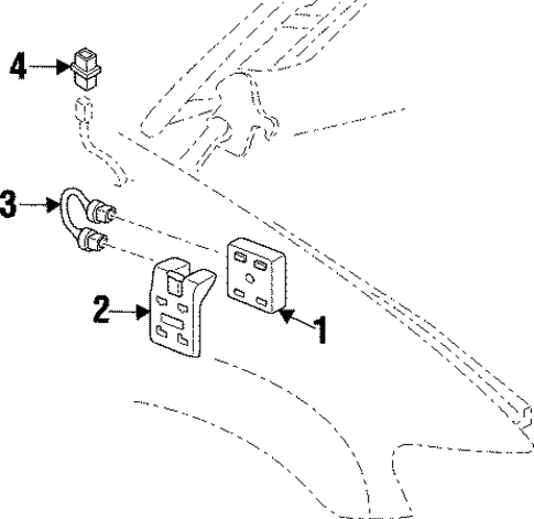 Daytime Running Lamp Components for 1998 Oldsmobile Silhouette #0