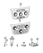 68458795AG - : A/c And Heater Module for Mopar Image