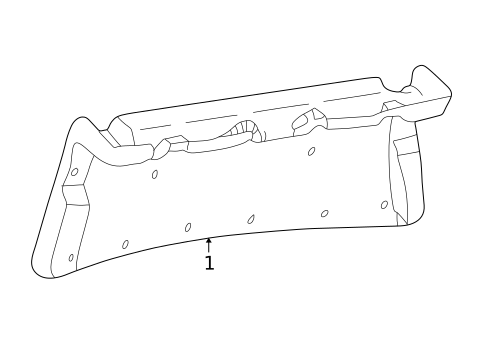 Interior Trim - Trunk for 2005 Lincoln LS #0