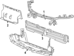 85698204 - : Radiator Shutter Assembly for Honda: Prologue Image