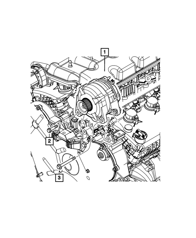 R5033759AC - : Engine Generator, Remanufactured for Mopar Image