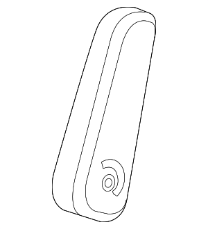 84532940 - : Part# 84532940 Gray Rear Driver Side Seat Armrest for Cadillac: Escalade, Escalade ESV | Chevrolet: Suburban, Tahoe | GMC: Yukon, Yukon XL Image