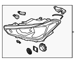 92102G9120 - : Headlamp Assembly for Hyundai Image