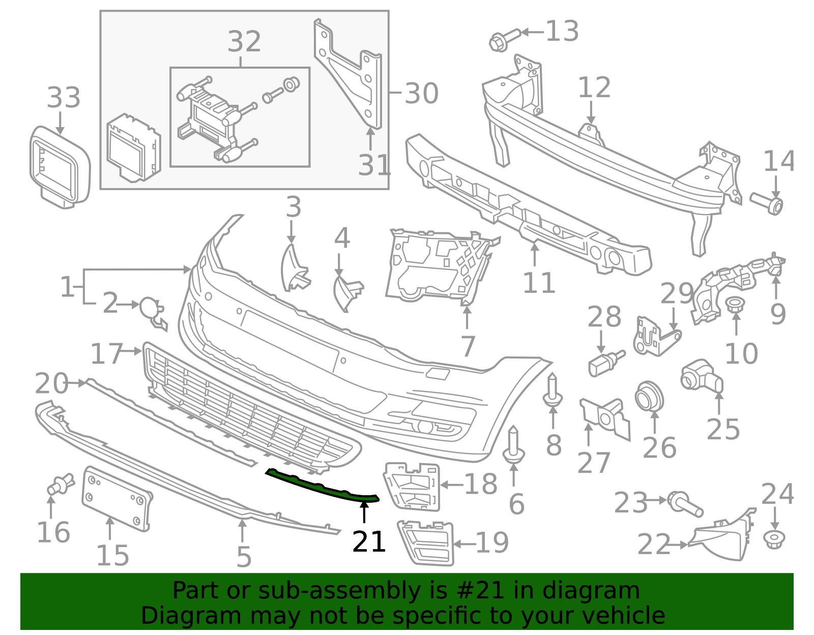 5G0-853-763-A-3Q7 - OEM NEW 2015-2017 VW Volkswagen Golf R Left Outer ...