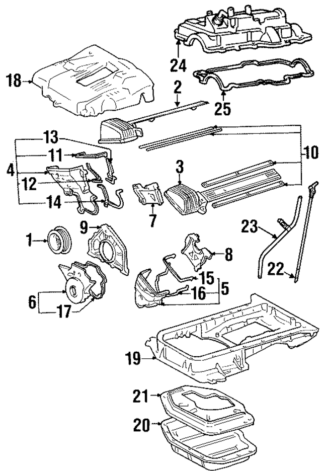 1210250050 - Engine: Oil Pan for Lexus Image