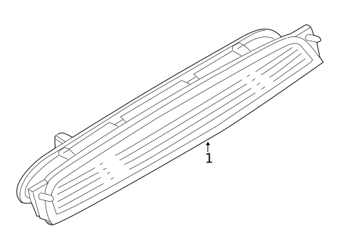 High Mounted Stop Lamp for 2011 Mazda CX-7 #0