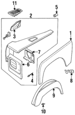 AWR2217 - : Grille for Land-Rover Image