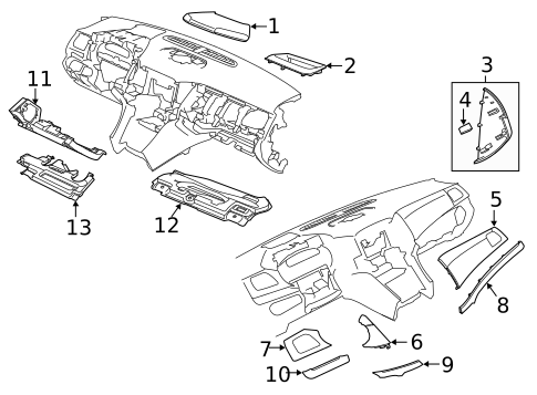 Instrument Panel Components for 2017 Chevrolet SS #0