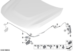 51237468347 - Bodywork: Lock F Hood, Left for BMW Image