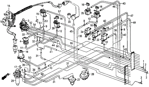 No. 1 Control Box (2) for 1985 Honda Civic #0