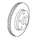 68242659AB - Brakes: Rotor for Chrysler: 200 | Jeep: Cherokee Image