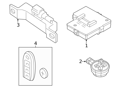Anti-Theft System for 2022 INFINITI QX60 #0