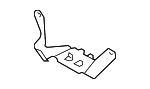 7L0819605A - HVAC: Suction Pipe Bracket for Audi Image