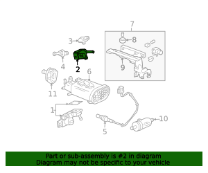 2002-2004 Acura RSX Vapor Canister Purge Solenoid 36162-PNC-005 ...