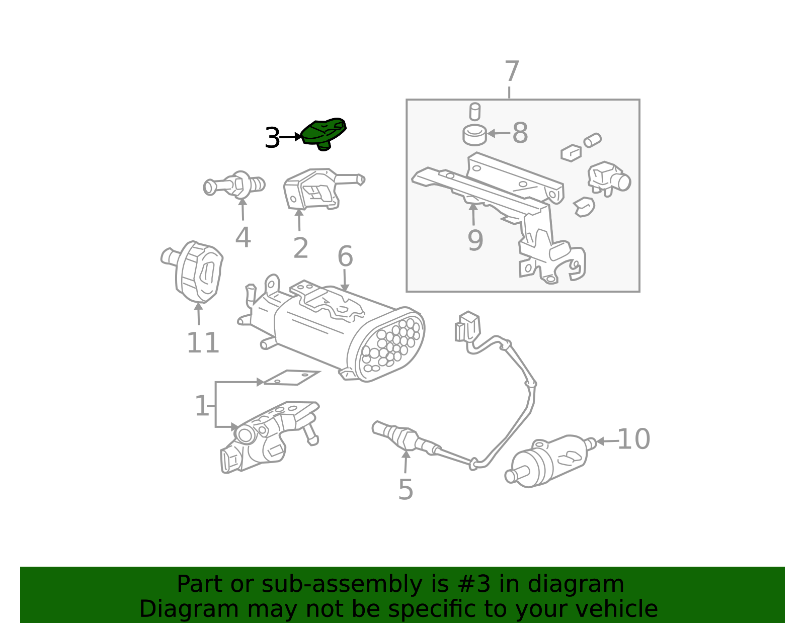 37830-PGK-A01 - 2001-2006 Acura - Sensor Assembly, Map | All Discount ...