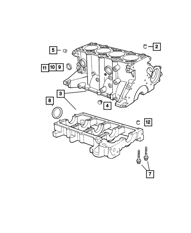 4694106 - Engine 2.4L Four Cylinder (Turbo): Engine Block To Bedplate Dowel for Mopar Image