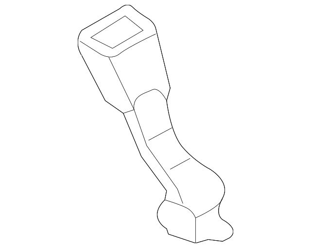 04867-S9V-A01ZB 2003-2008 Honda Pilot Buckle Set Center Seat