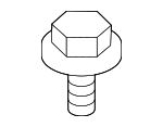 9GG600625B - Electrical: Repair Bracket Screw for Mazda Image