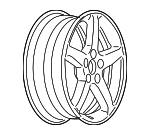 9597296 - Suspension: Wheel for Pontiac: Solstice Image