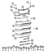 68552618AA - : Rear Fascia Valance Panel for Mopar Image