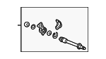 44500S87A00 - Suspension: Intermediate Shaft for Acura Image