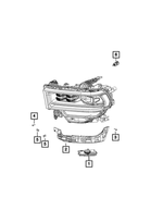 68448766AA - Electrical: Driver Presence Detection Module for Ram: 2500, 3500 Image