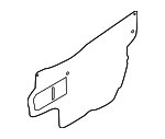 61244AJ22A - Body: Water Shield for Subaru: Legacy, Outback Image