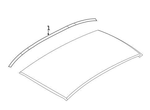 Exterior Trim - Roof for 2015 BMW 428i xDrive Gran Coupe #0