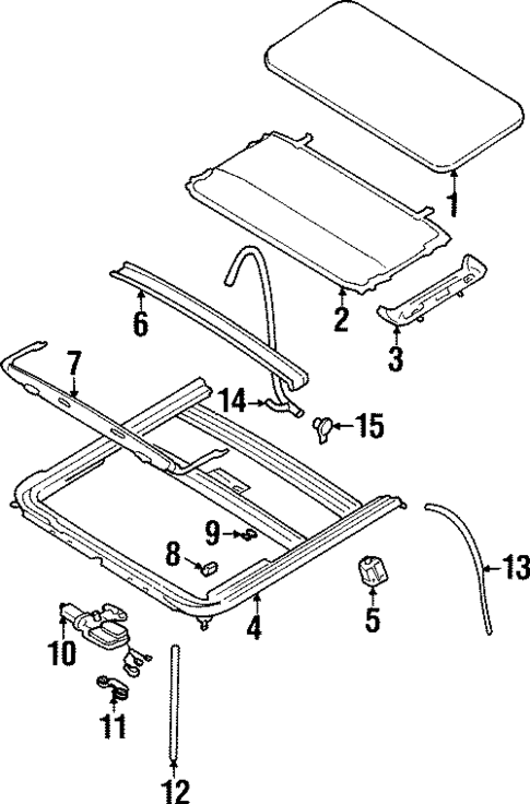 Sunroof for 1996 INFINITI I30 #0