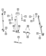 5KP984R3AC - Restraints: Rear Outer Seat Belt for Ram: 3500 Image